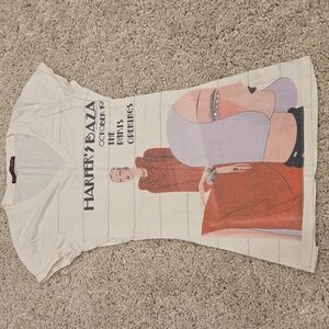 NWOT Trash & Luxury Harper's Bazaar Graphic Women Top Size M